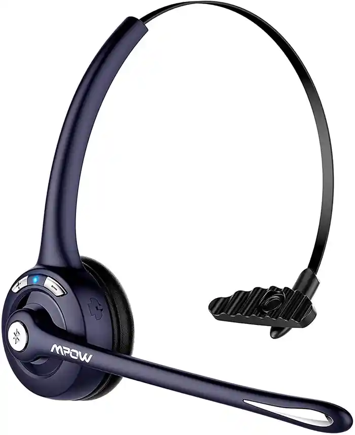Mpow BH453A Bluetooth Trucker Headset with CVC 6.0 Noise Cancelling Microphone